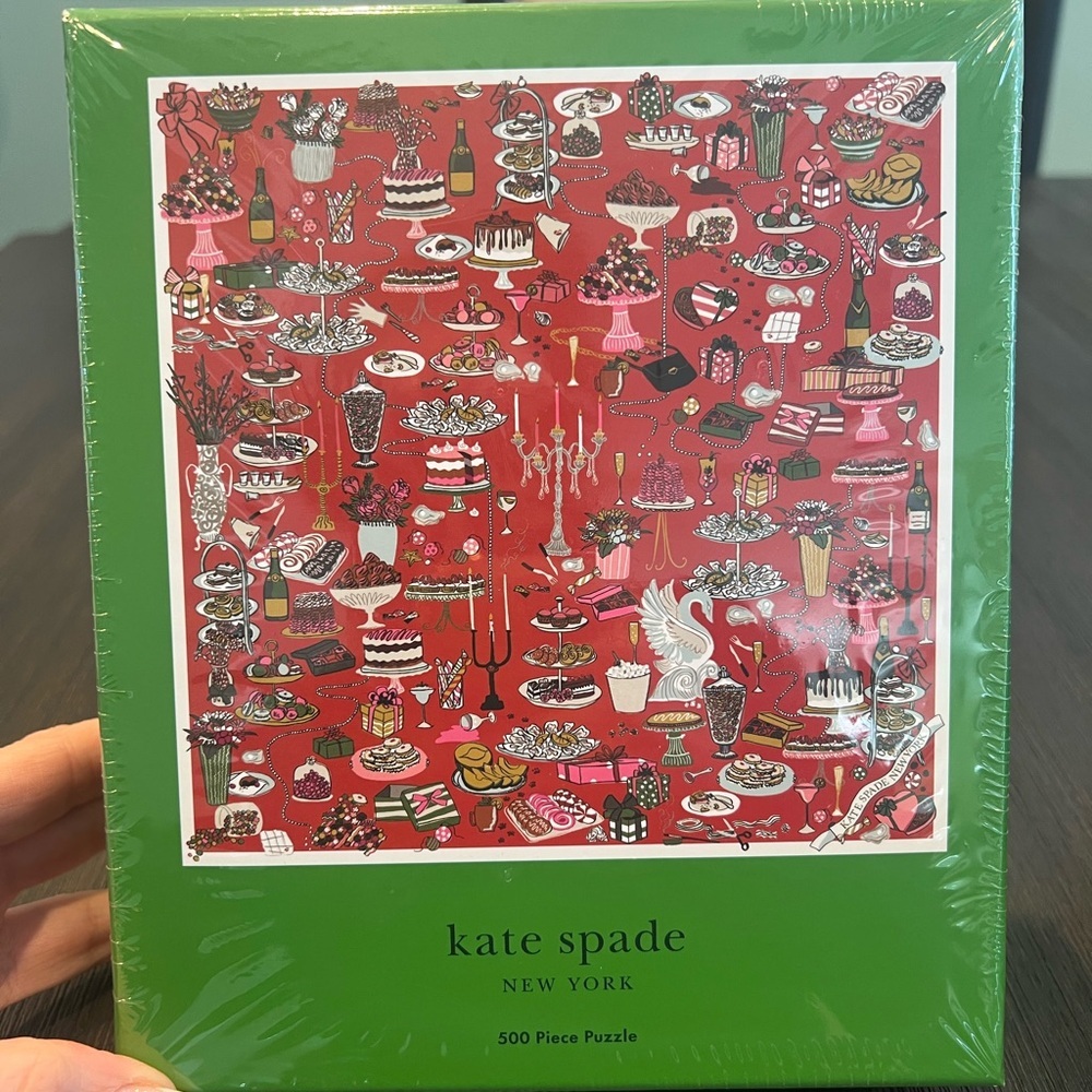 NWT Kate Spade Party Table Puzzle - Picture 2 of 3